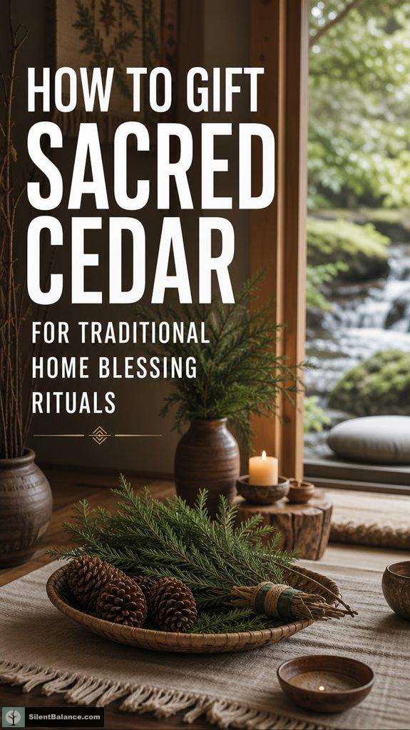 gifting cedar for blessings