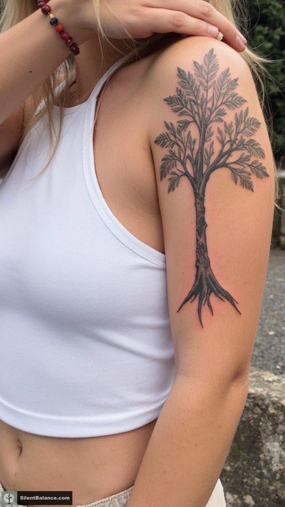 girl s elm tattoo resilience