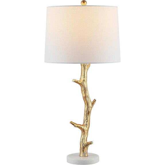 SAFAVIEH Olenna Gold & White Tree Branch Table Lamp
