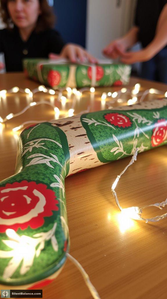 hand painted birch bark creativity