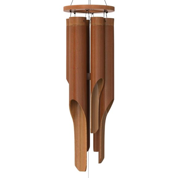 handcrafted bamboo wind chimes