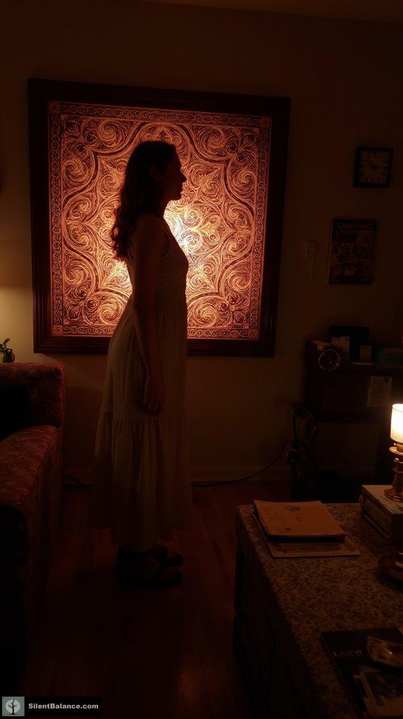 handcrafted mahogany wall art