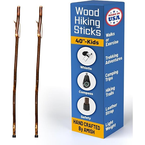 Rustic Handcrafted Wood Walking Sticks for All