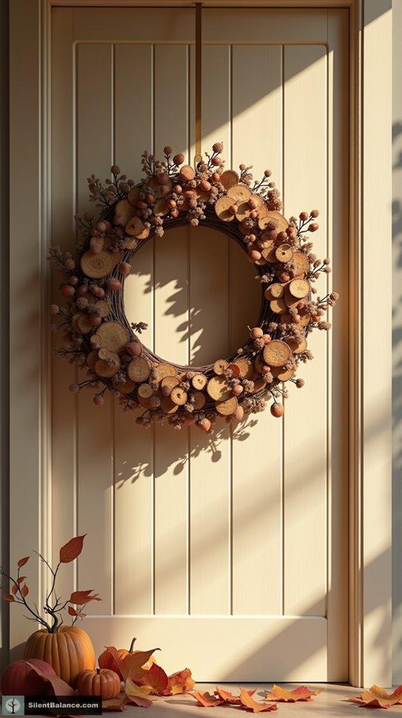 handmade eco friendly wreath decor