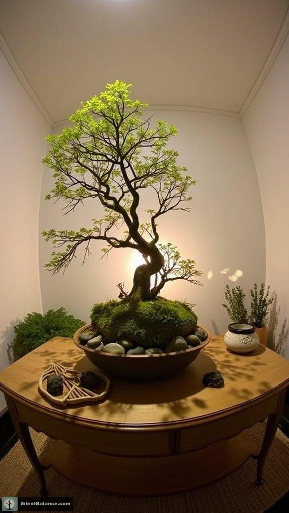 harmonious miniature landscape creation