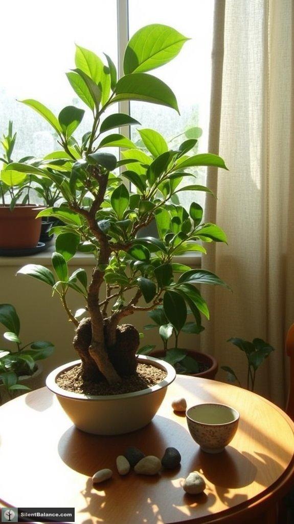harmony through nurturing bonsai