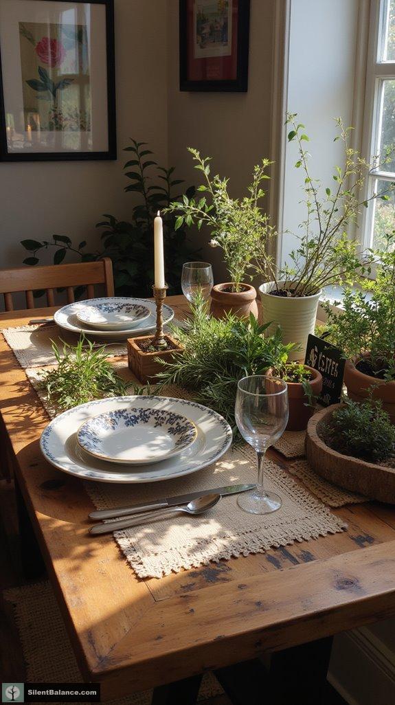 herb inspired home decor ideas