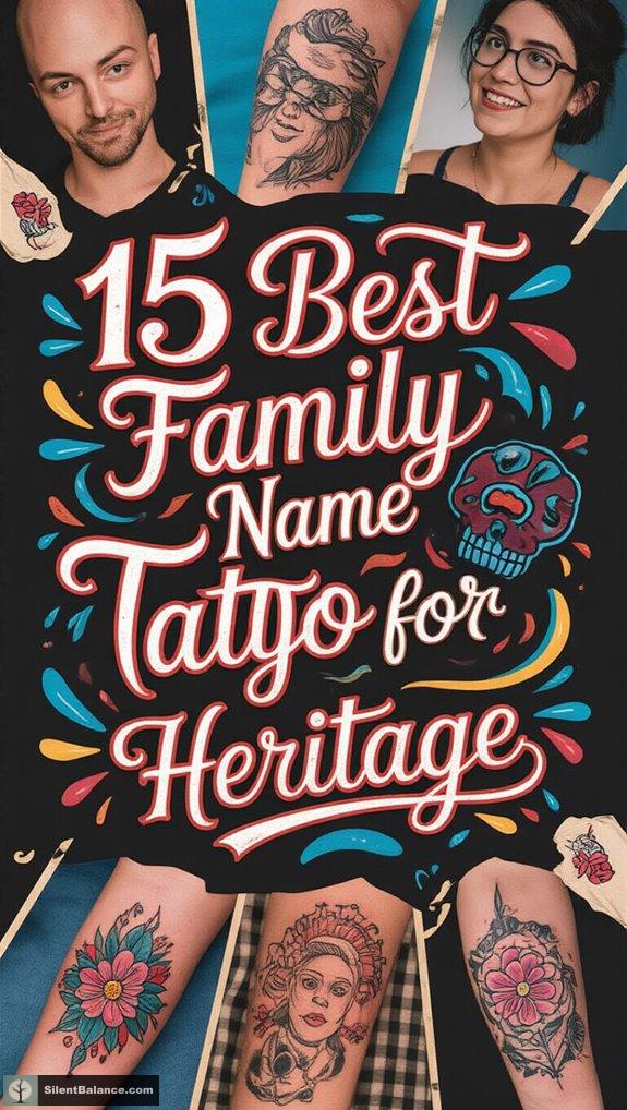 heritage family name tattoos