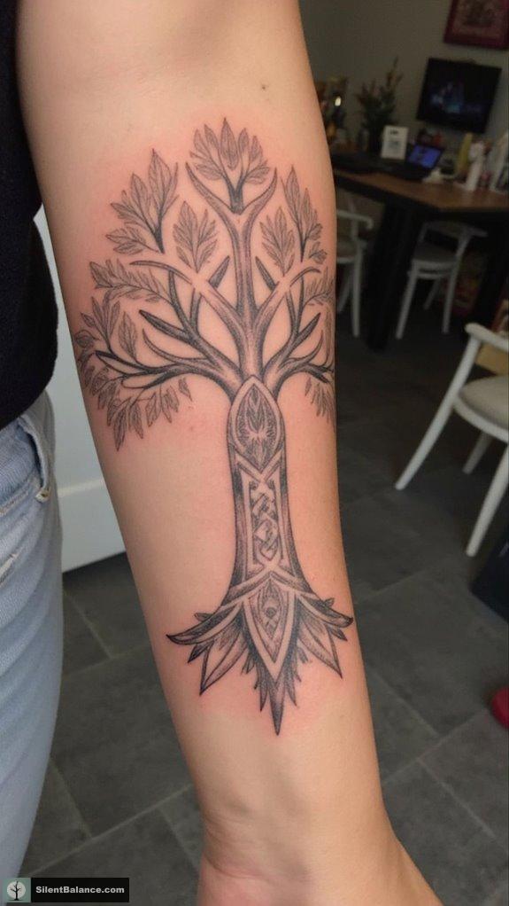 heritage inspired nature tattoos