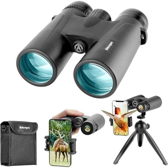 Adorrgon 12x42 HD Binoculars with Phone Adapter