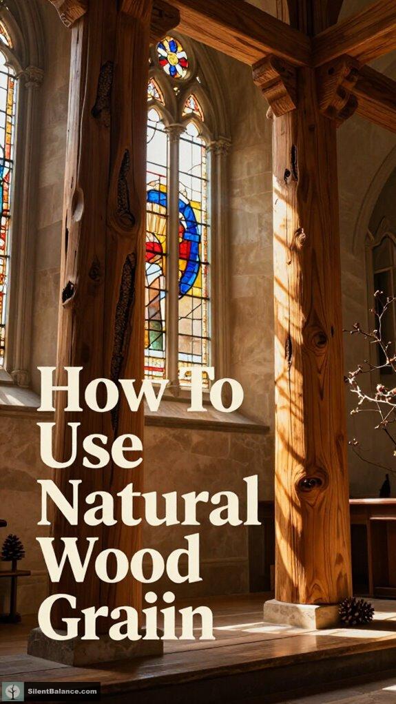 highlighting natural wood textures