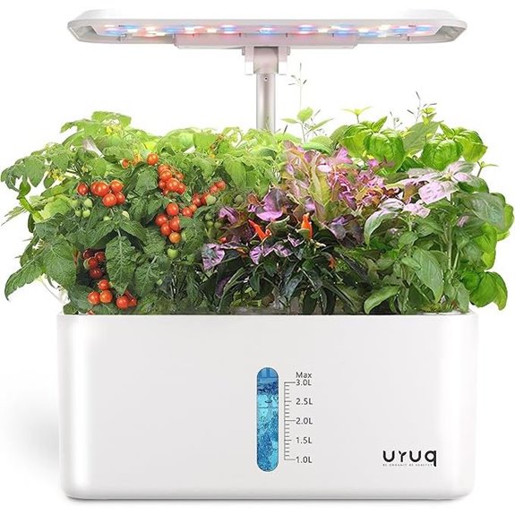 Indoor Hydroponic Herb Garden Kit with LED Light