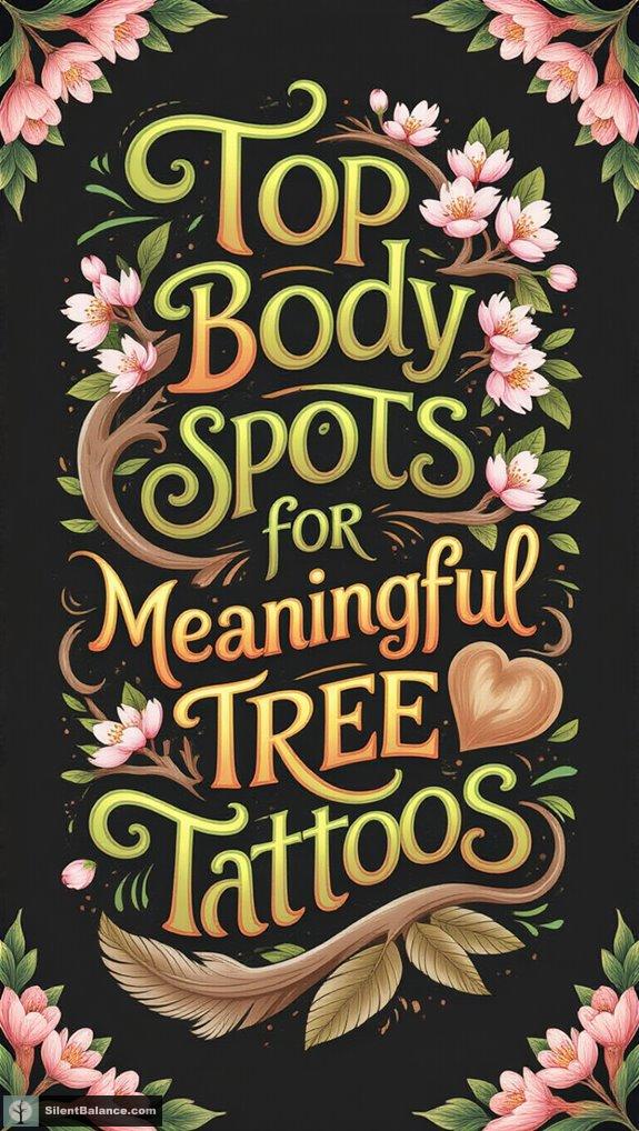 ideal locations for tree tattoos