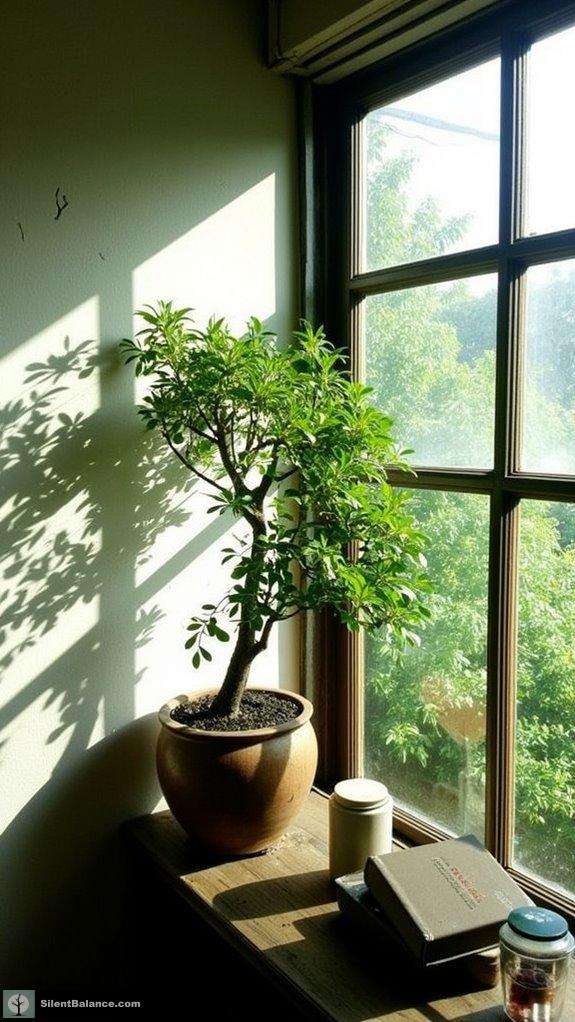 ideal outdoor bonsai location