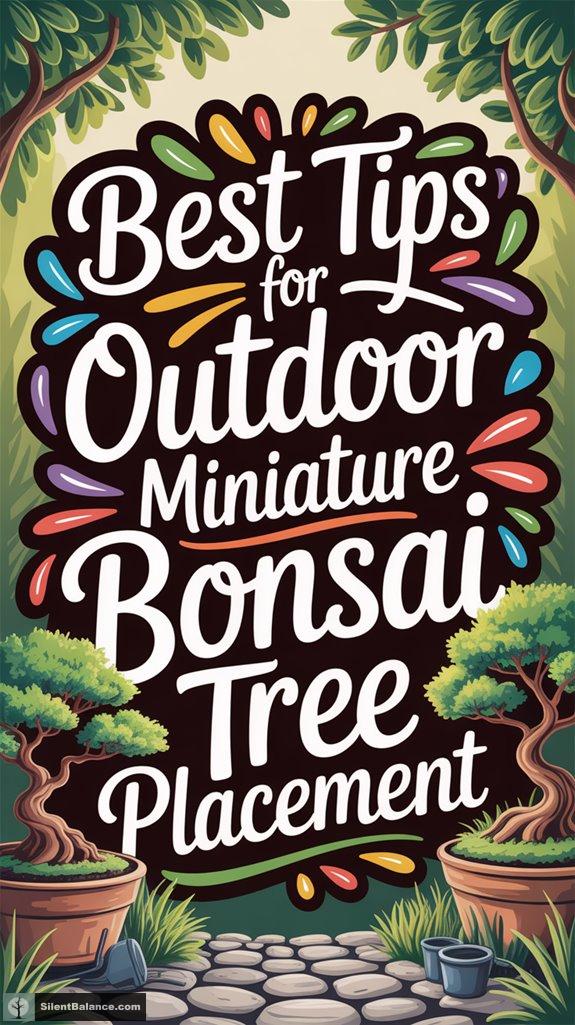 ideal outdoor bonsai placement