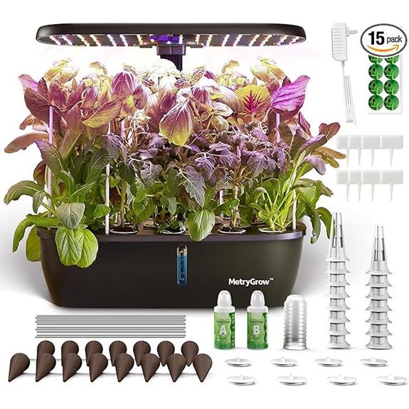 MG-15 Hydroponic Indoor Garden with LED Light