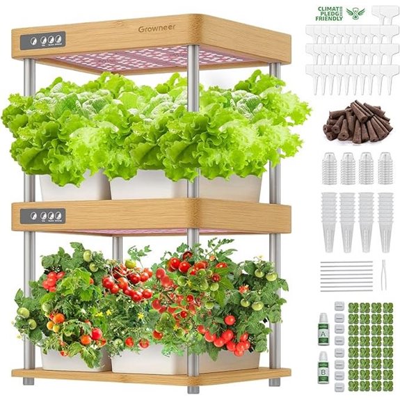 GROWNEER HydroEasy 1.0 Indoor Hydroponic Garden System