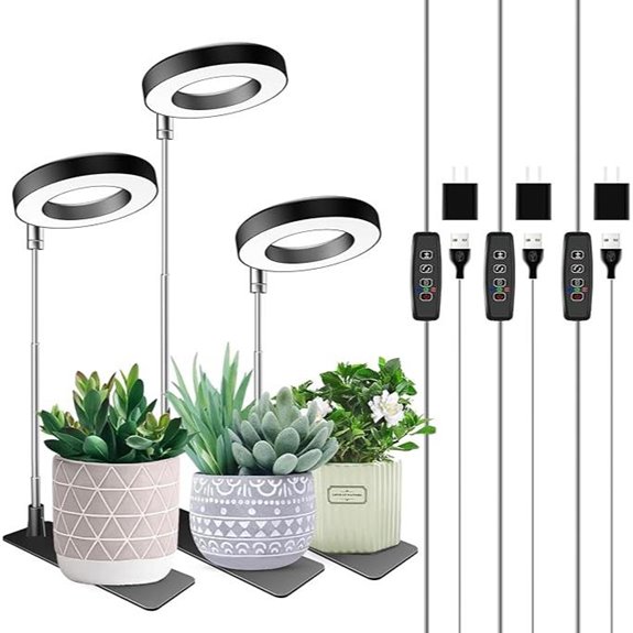 Aokrean 48-LED Indoor Plant Grow Light (3-Pack)