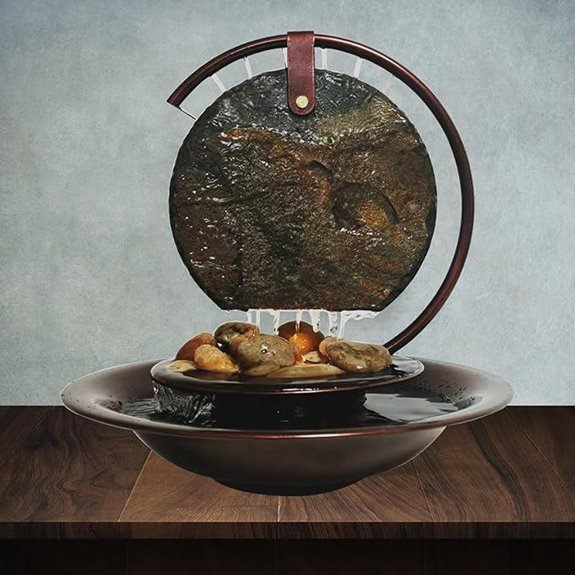 Pamopamo Indoor Tabletop Waterfall with Light