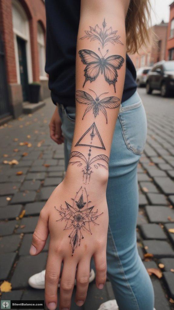 inked forearm showcases resilience