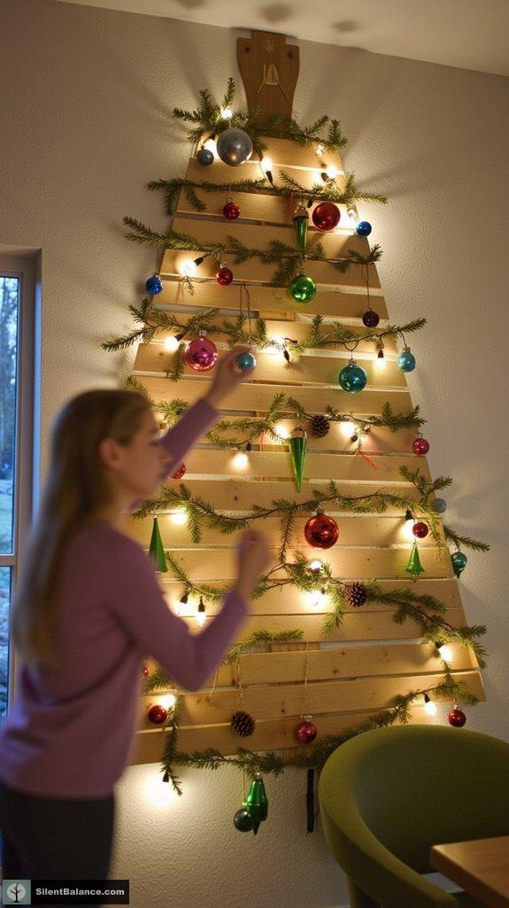 innovative vertical holiday display