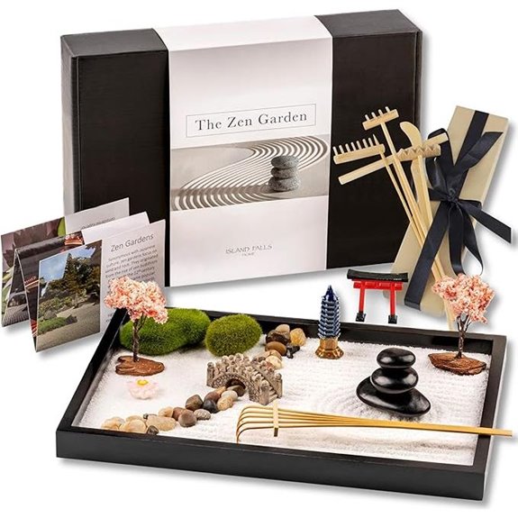 Island Falls Zen Garden Kit with Tools and Accessories