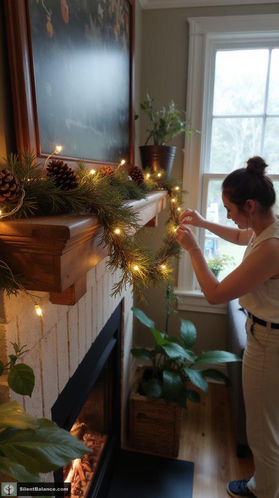 joyful twig garland display