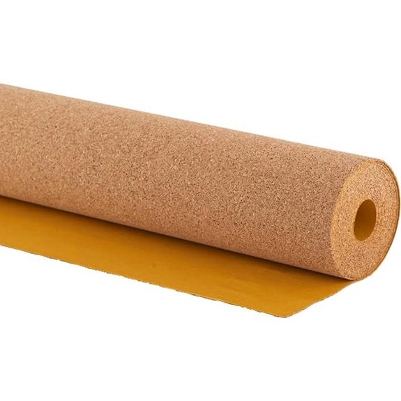 Go4Cork Large Adhesive Cork Roll for Crafts & Organization