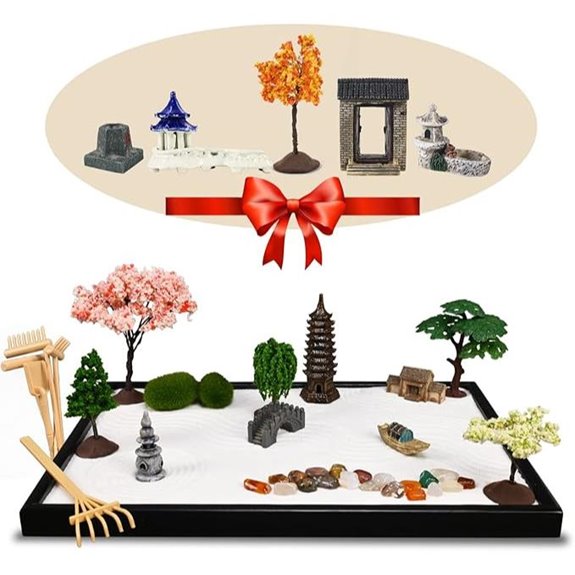 Large Japanese Zen Garden Kit with Accessories