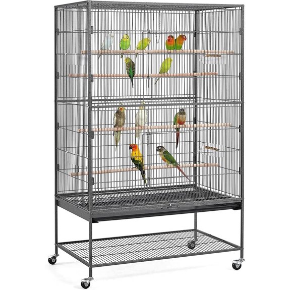 Yaheetech 60.5-inch Large Metal Bird Cage