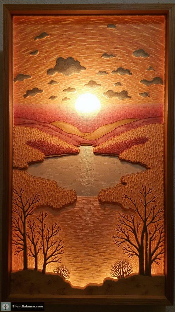 layered maple landscape artistry