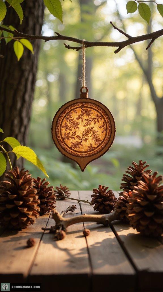 layered nature inspired decor