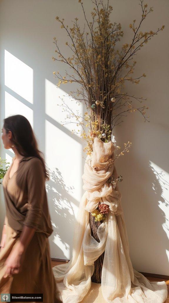 layered twigs create texture