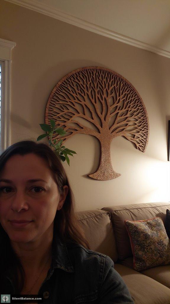 layered wood tree designs