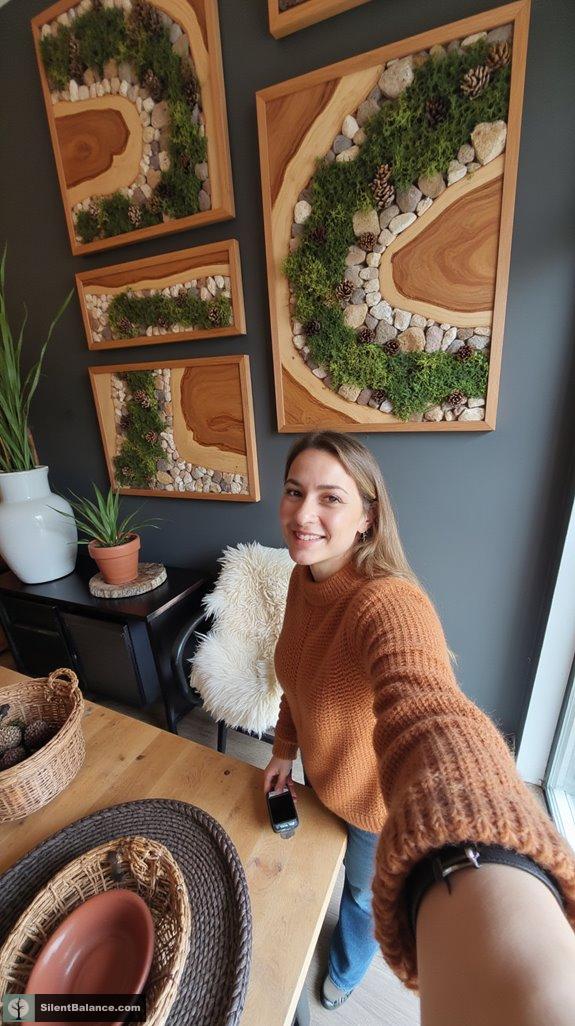 layering natural rustic elements