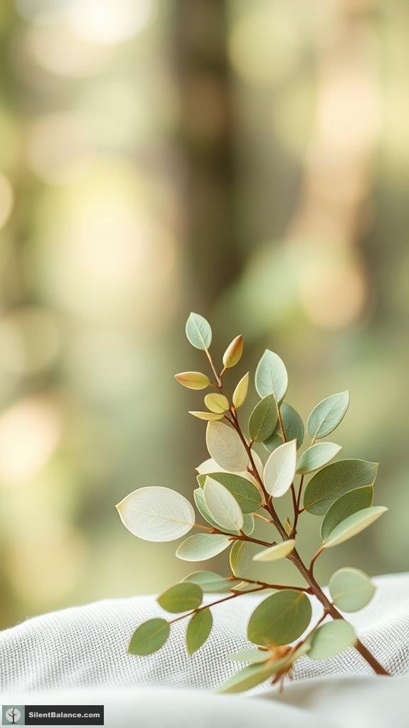leaf inspired color selection