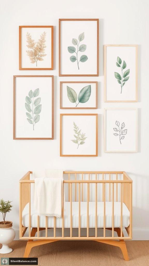 leaf inspired wall art ideas