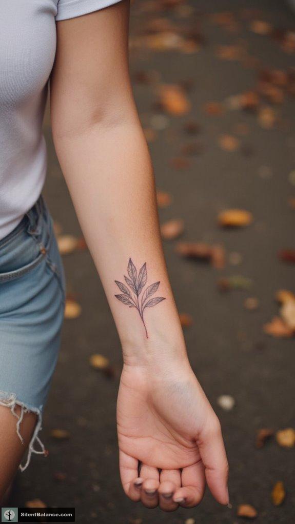 leaf tattoo gender freedom