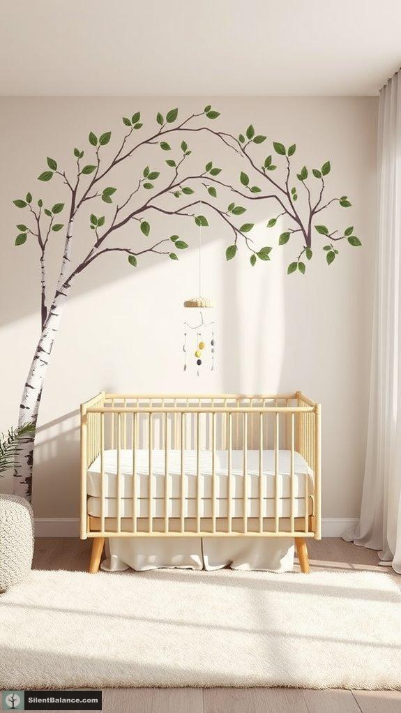 leafy wall decal design