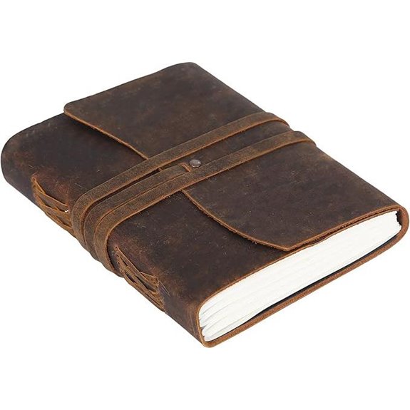 KomalC Leather Journal for Writing and Travel