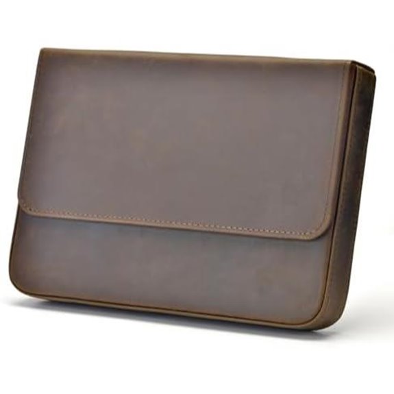 Lanxivi Leather Fountain Pen Case Organizer