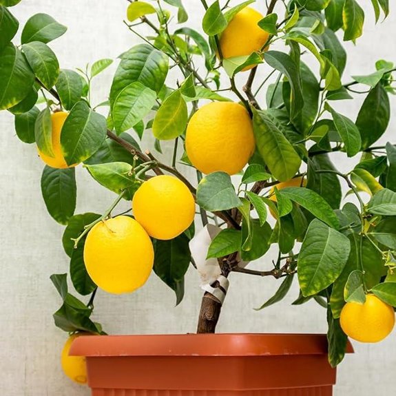 Live Lemon Tree Starter Plant in 4 Pot