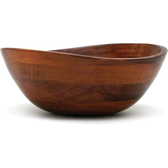 Lipper Beechwood Wavy Rim Serving Bowl 7.5-Inch