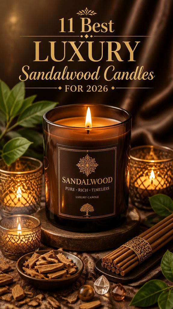 luxurious sandalwood candle list