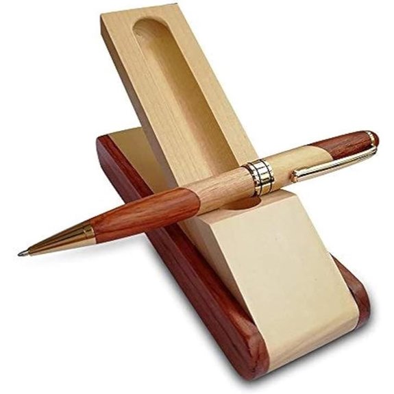Luxury Wooden Pen Gift Set with Case and Refills