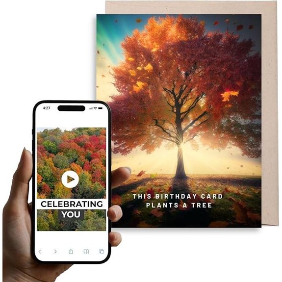 Magic Greetings Plant Tree Interactive Birthday Card