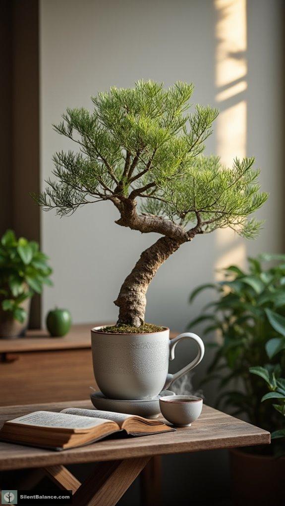 mental well being through bonsai