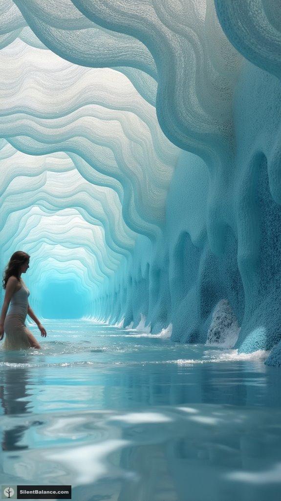 mesmerizing abstract water patterns