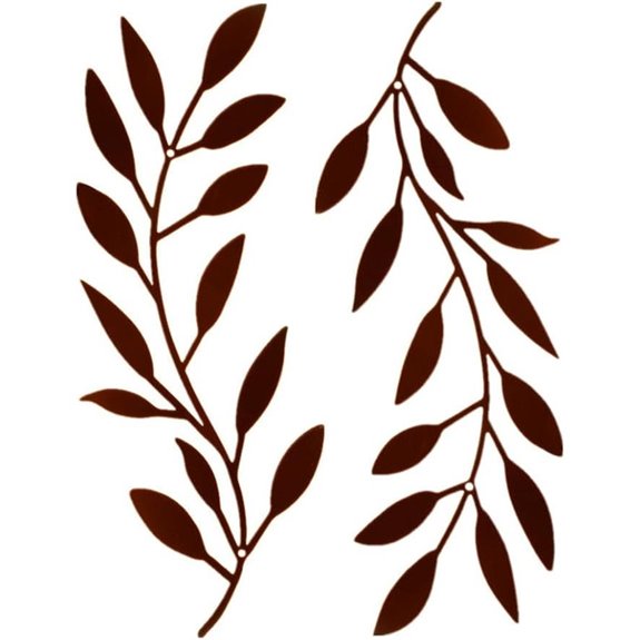 metal tree and olive branches