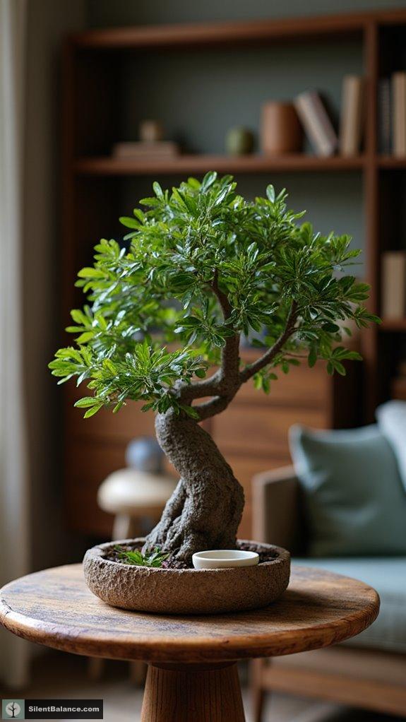 mindfulness through bonsai care